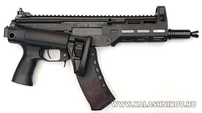 5,45-мм малогабаритный автомат АМ-17, выпущенный в 2025 году. Фото Михаила Дегтярёва
