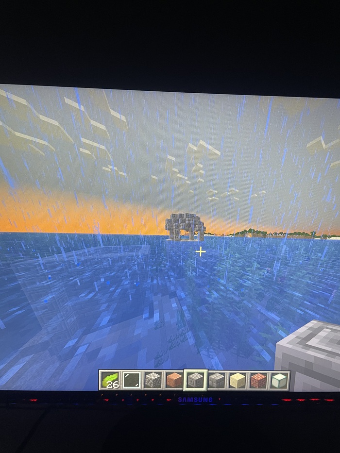 Восстановленный затопленный город