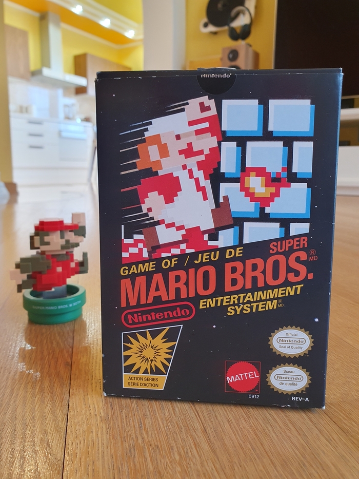 Картридж Super Mario Bros на NES (Оригинальная лицензия)