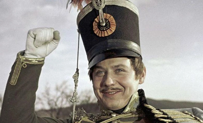 Олег Табаков в роли Николая Ростова