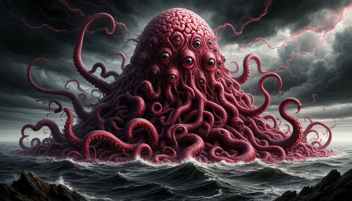 Вот такое существо я увидела в своём сне, о котором ниже написала рассказ.