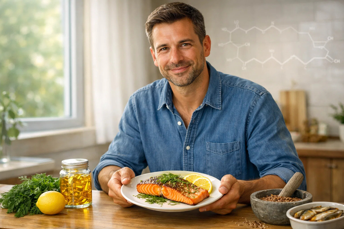 Кусок запеченной Семги