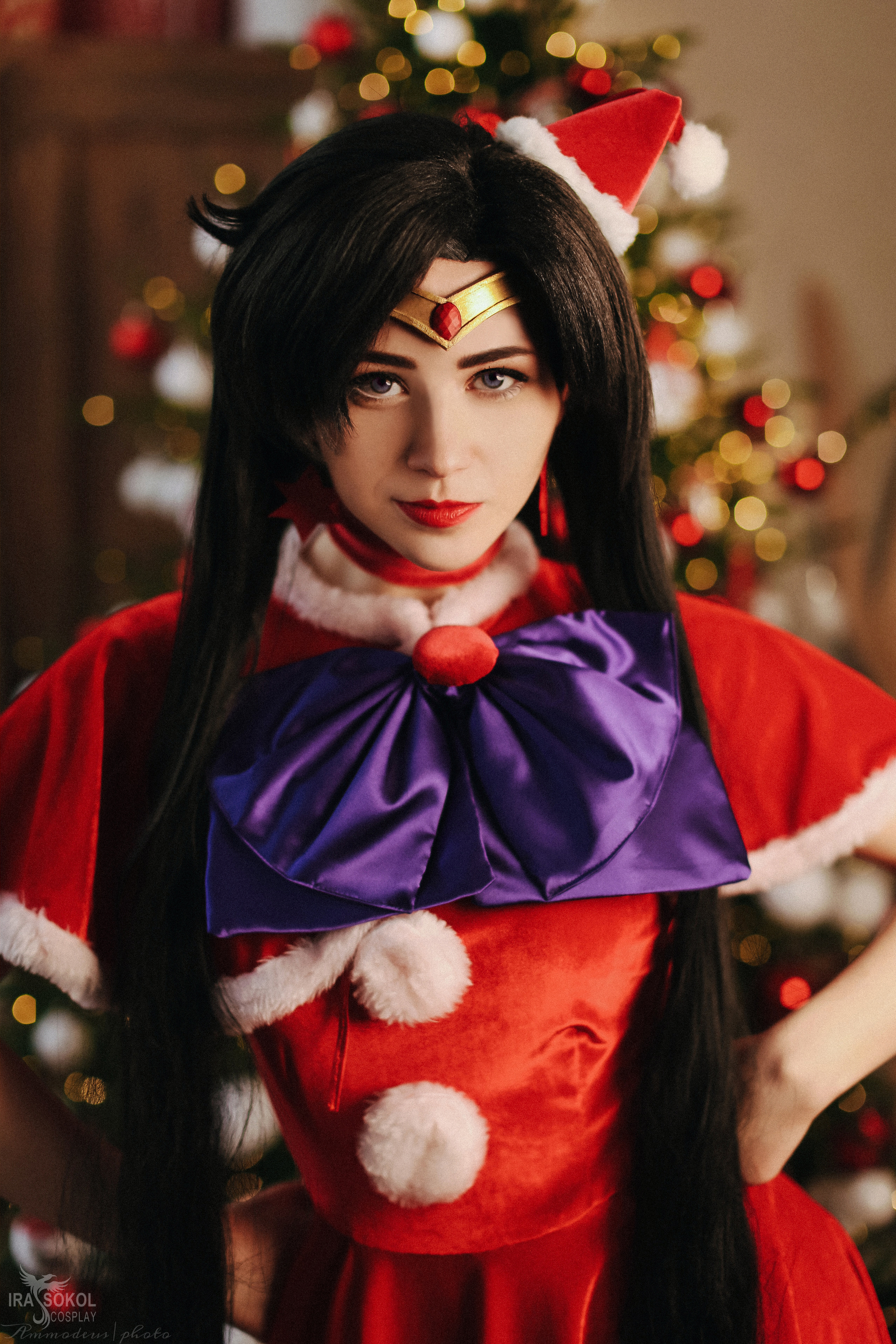 Sailor Mars Christmas. Счастливого Рождества! - Творчество, Праздники, Поздравление, Пожелание, Sailor Mars, Sailor Moon, Аниме, Рождество, Новый Год, Косплей, Косплееры, Длиннопост