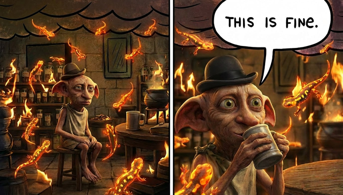 ��� ��� "This is fine!"