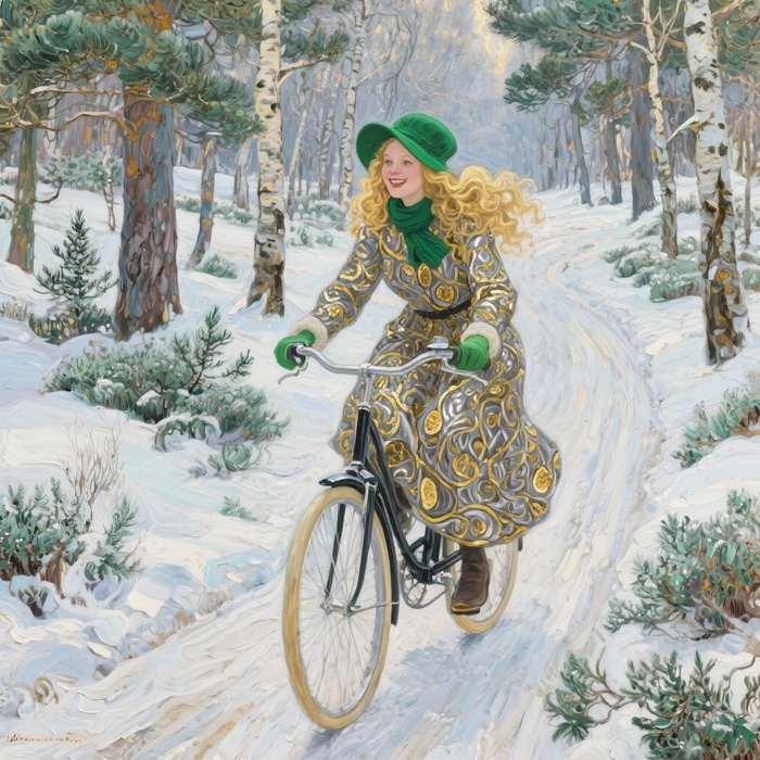 Зимняя велопрогулка