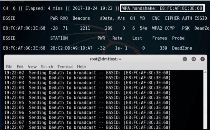 �������� deauth ������ � �������� �����������
