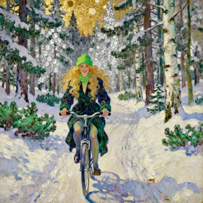 Продолжение поста «Зимняя велопрогулка»