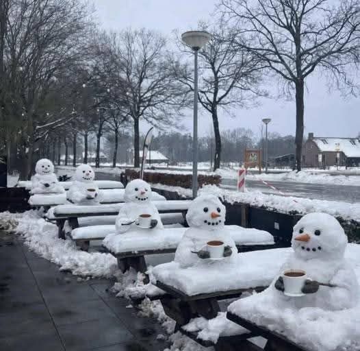 Кафе для снеговиков