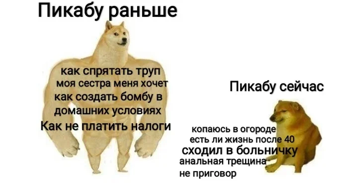 Мы постарели - Юмор, Картинка с текстом, Мемы, Было-Стало, Старость, Грустный юмор, Пикабу, Повтор, Doge