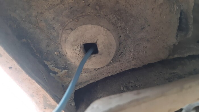 Заглушка, вид снаружи