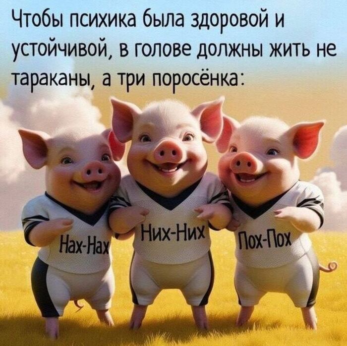 Жили-были 3 поросёнка...