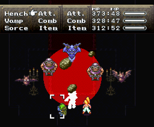 Колдун исцеляет своих союзников и творит заклинание "Зона аннигиляции", которое сотрясает пространство, вырывая крупные камни из пола и поднимая их в воздух