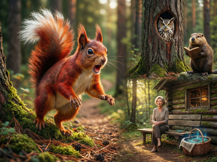 Если бы не было истерички белки-сплетницы, было бы сложно завязать интригу. Она есть, интрига впереди.