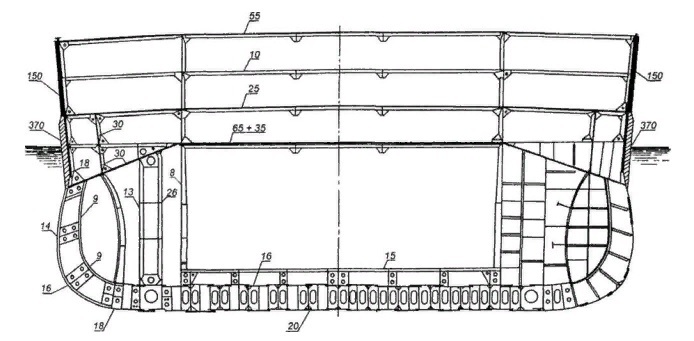 ���. 6. 1936 ������ ���� ��� (���������) 35000 �., 23 ��., ������� belt 370-150 mm., deck 55+10+25+100 mm