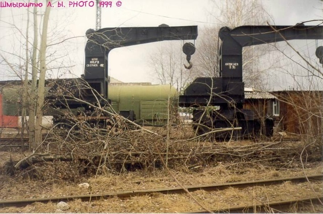 Прицепные железнодорожные краны