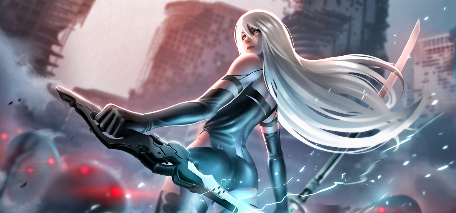 Настенное панно YoRHa Type A No.2(или просто A2). | Nier Automata - Моё, NIER Automata, Панно, 3D, Дизайн, Лазерная резка, Длиннопост