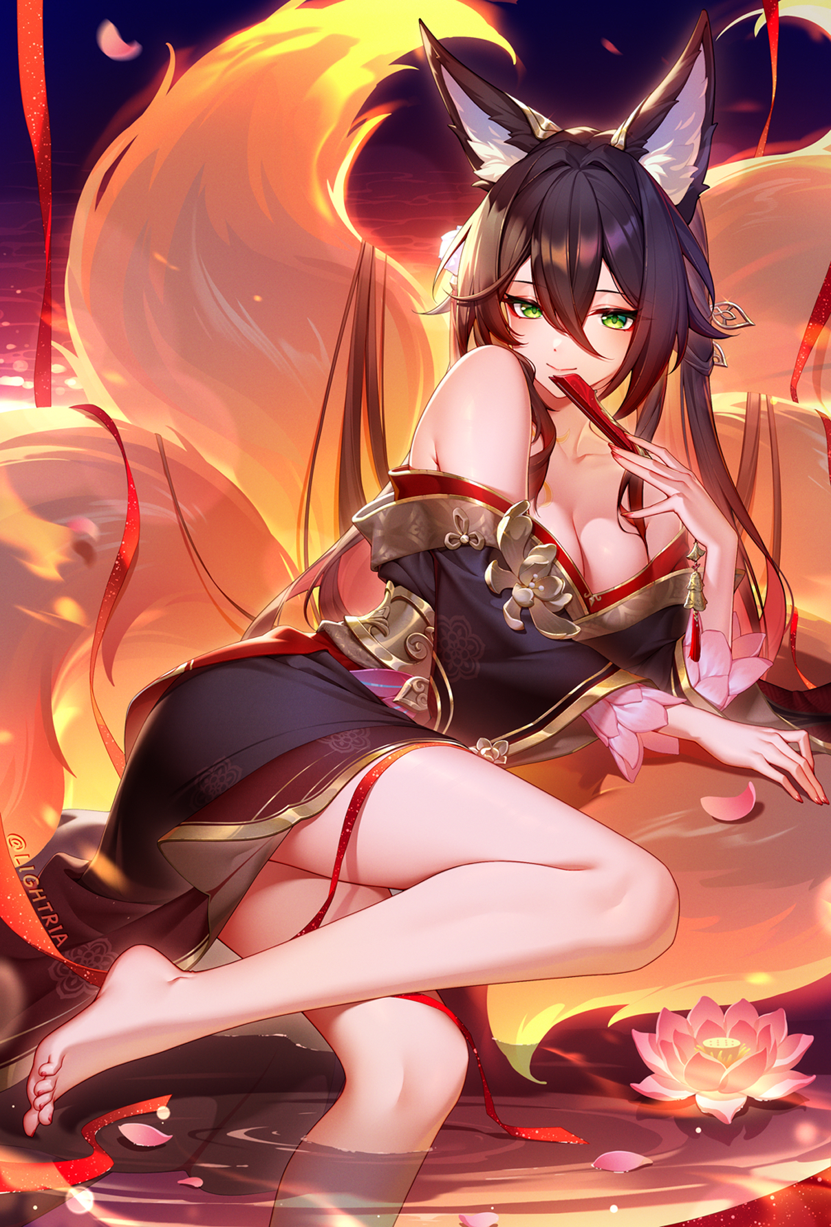 Лисичка - Аниме, Anime Art, Fugue (Honkai: Star Rail), Honkai: Star Rail