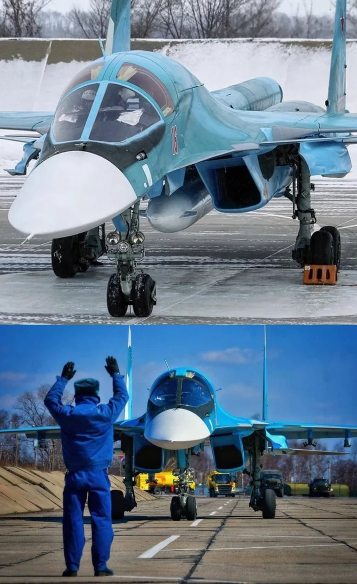 Многофункциональный фронтовой истребитель-бомбардировщик Су-34⁠⁠