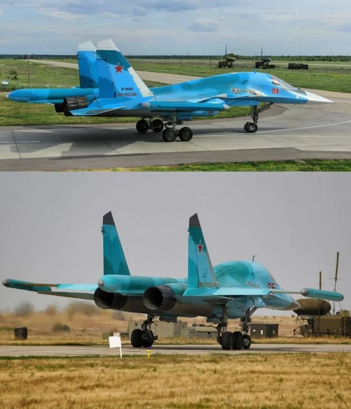 Многофункциональный фронтовой истребитель-бомбардировщик Су-34⁠⁠