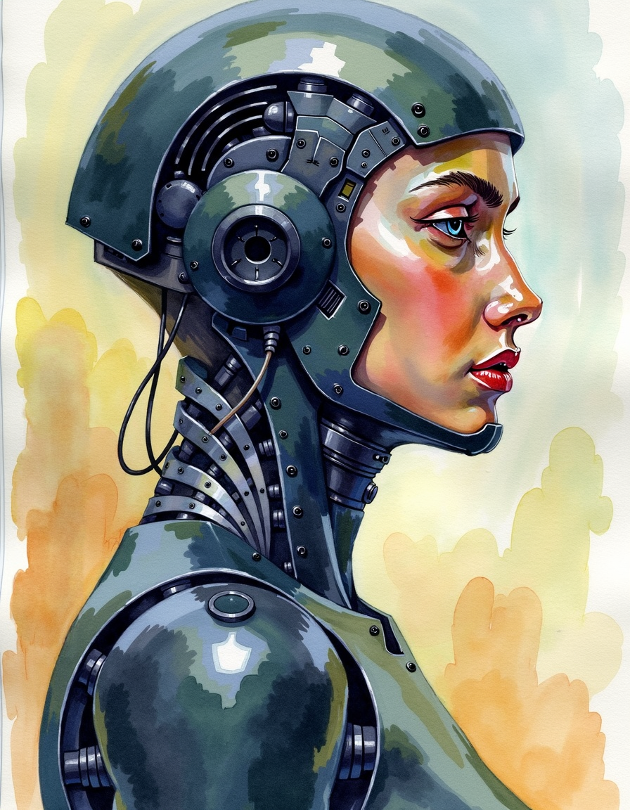 Neurogirl_003 - My, Neural Network Content, Pinanoc, Neural network art, Flux, Girls