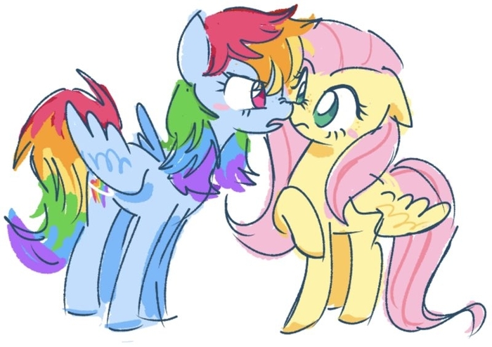 Что-то пегаски не поделили