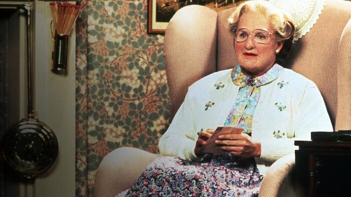 Кадр фильма "Миссис Даутфайр"