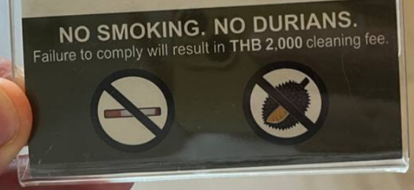 не курить, не дурить, стоимость уборки - 2к тайских бат (~5тр)