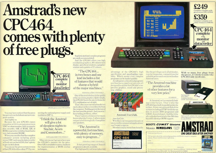 ������� CPC64, ������� 1984