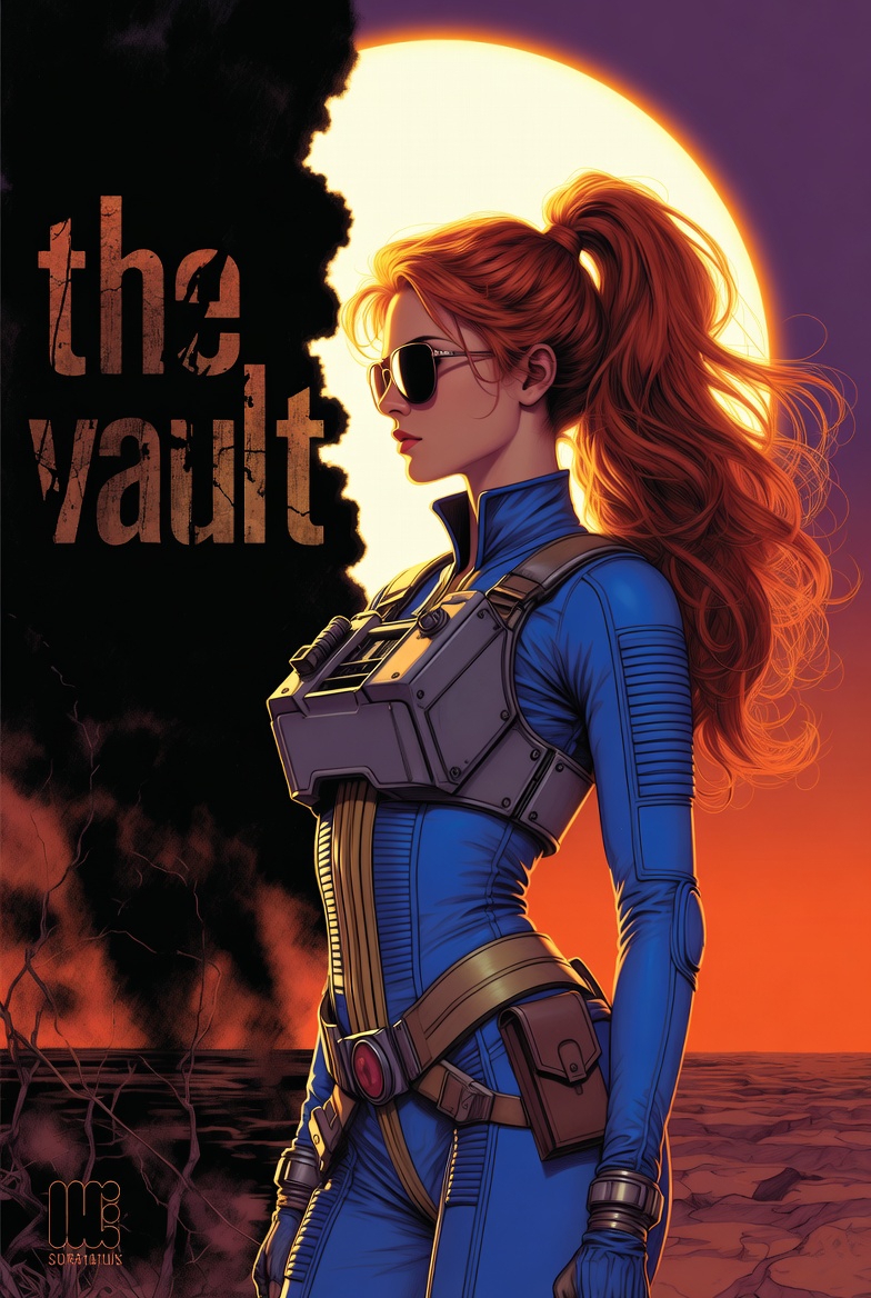 AI arts inspired by Fallout - My, Fallout, Fallout 4, Fallout: New Vegas, Game art, Neural network art, Girls, Computer games, Art, Longpost
