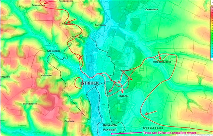 Один из наиболее авторитетных и информированных военных обозревателей с нашей стороны не стал опровергать вражескую интерпретацию событий. Скриншот: ТГ-канал "Мир сегодня с "Юрий Подоляка"