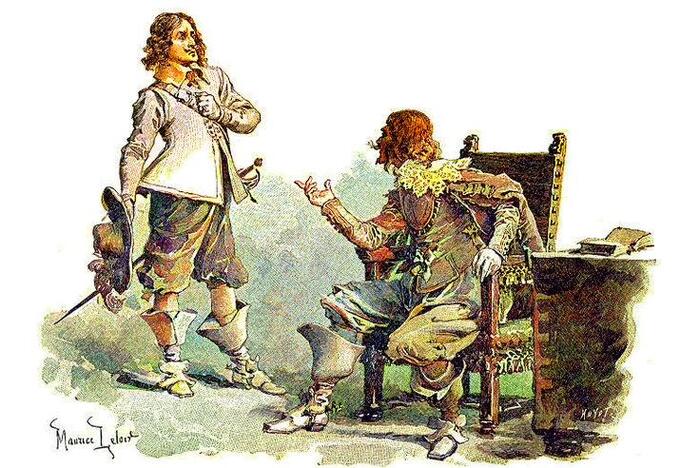 Д'артаньян и Мазарини.