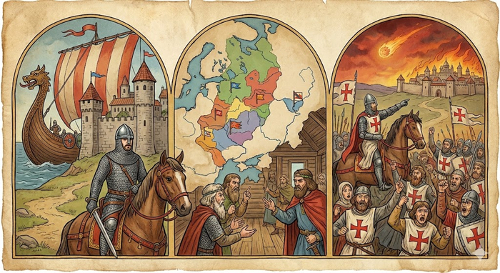 Дерзкие 1000-е: ИТОГИ ВЕКА. Как викинги стали рыцарями, Русь распалась, а Европа сошла с ума. Полный гайд по XI веку