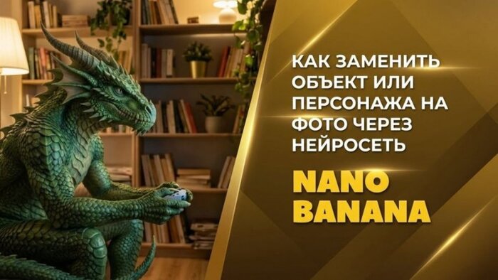Как быстро и просто заменить объект или человека на фото с помощью нейросети Nano Banana Pro