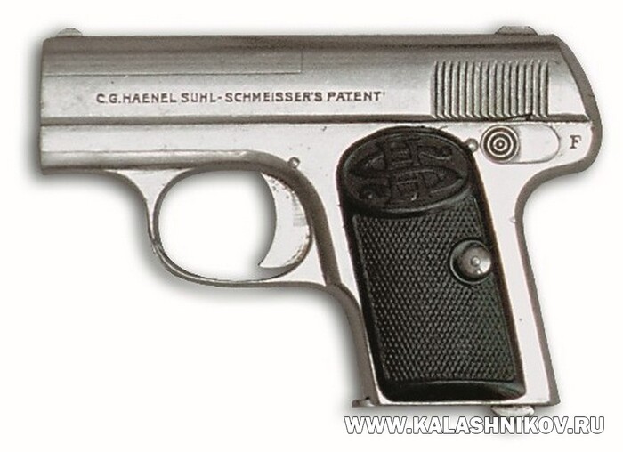 �������� Dreyse, ������ 1908 �., ������� �. ���������. ������� ���������� � ��������� ������. ������-��������� �������� ������������ ����. ������ 6,35 ��. ����� ����� 115 ��. ����� ������ 54 ��. ����� 400 �. ����������� �������� 6 ��������