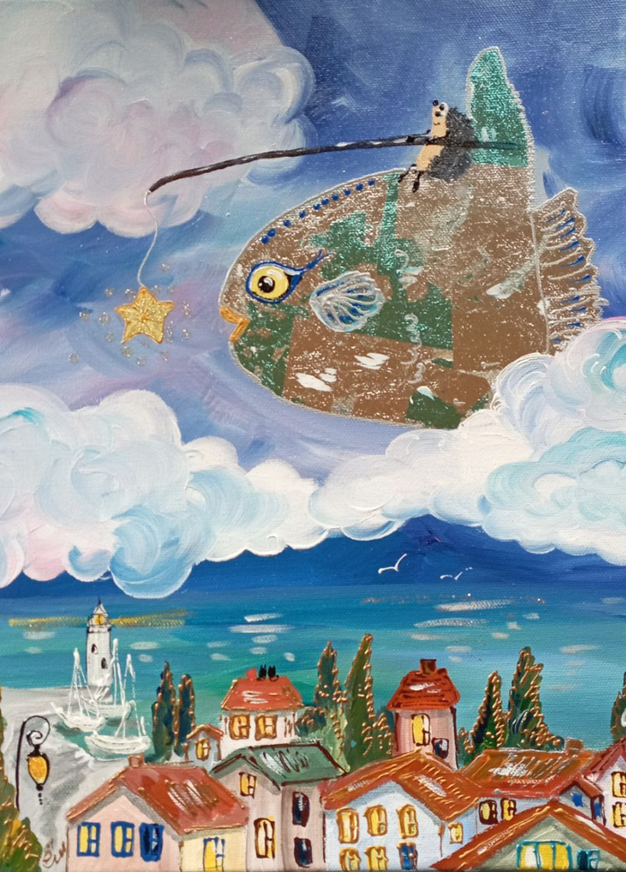 холст акрил 30 х40