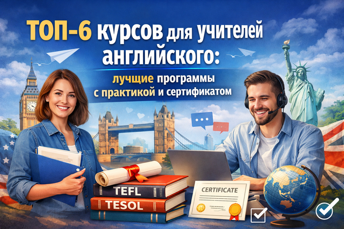 ТОП-6 курсов для учителей английского