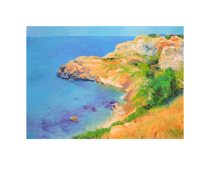 Фиолент_пляж. 55х40. 2014