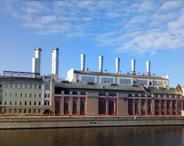 2. Russia, Moscow, Raushskaya embankment, and The thermal power plant of 1897