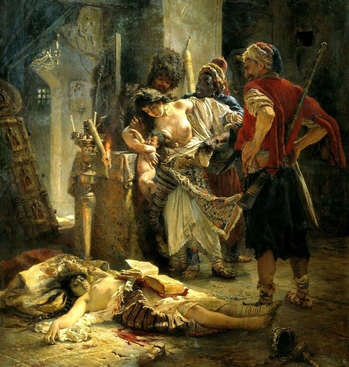 «Болгарские мученицы», Константин Маковский