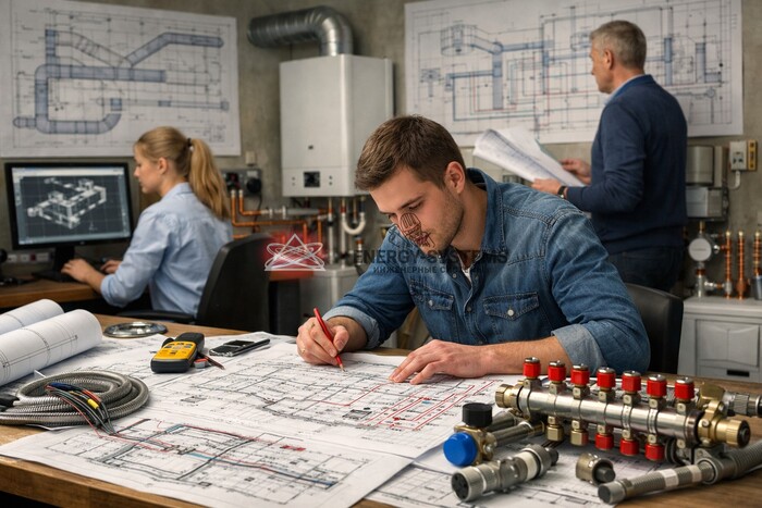 Как создать проект отопления онлайн: упрощённый подход и законодательные основы