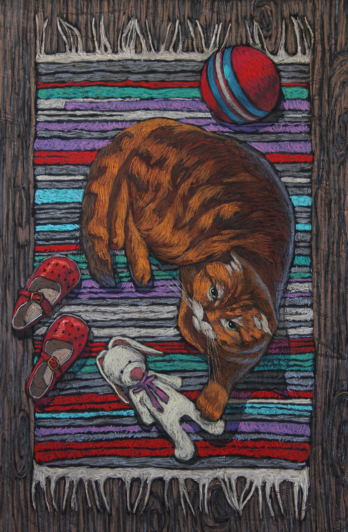 60/40, бумага/пастель