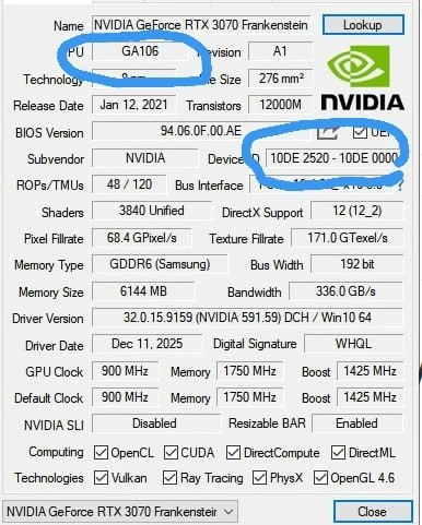 Как барыги продают RTX 3060m под видом 3070m