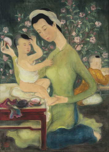 Купание ребенка. 1938 - 1940