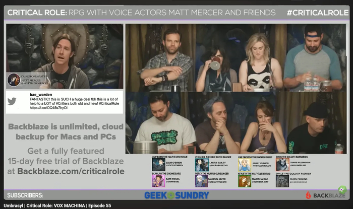 �������� Critical Role �� �������� Vox Macina.