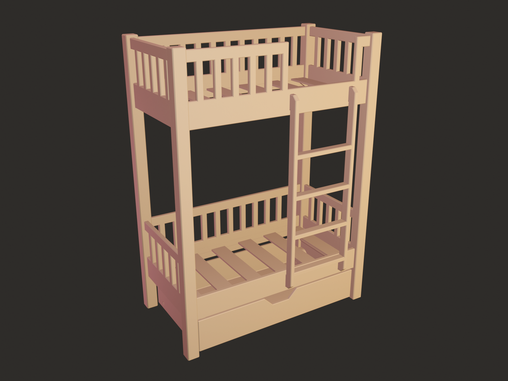 Where will the dolls sleep? Dollhouse furniture and 3D printing - My, 3D печать, 3D modeling, Furniture, Hobby, Doll, Miniature, Toys, Longpost