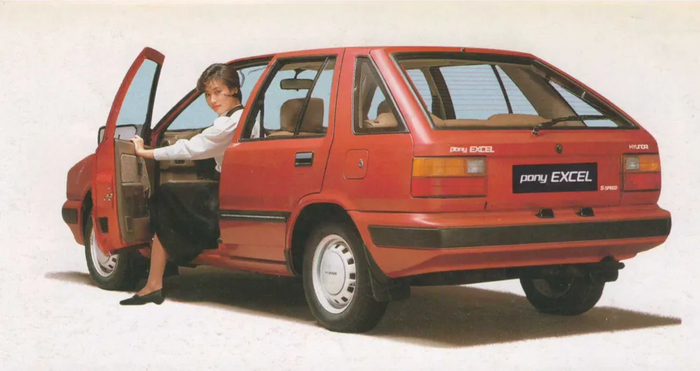Hyundai Excel - ������ ������ ���������� �����������������, ������������� �������� ����� ��� � 1985