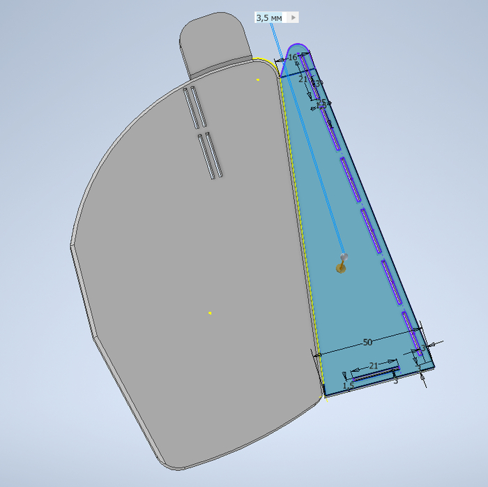 Постепенно эскиз обрастает необходимыми элементами.