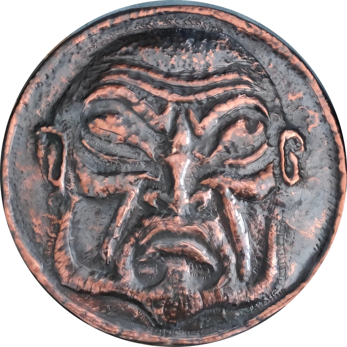 Это маски в классической технике чеканки.