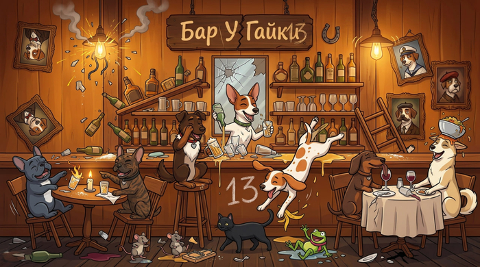 Бар "У Гайки" Сегодня Пятница 13-е
