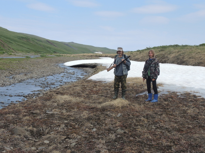 Сотрудники Ботанического музея БИН РАН на Чукотке.